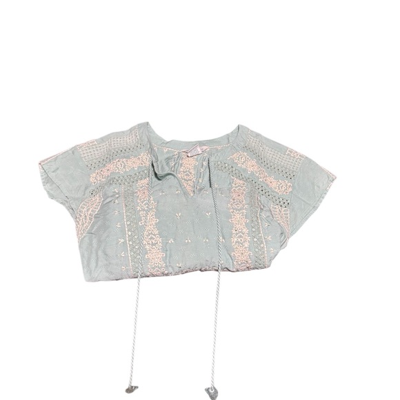 Sundance Light Teal Embroidered Dress Size Medium. - Picture 10 of 10